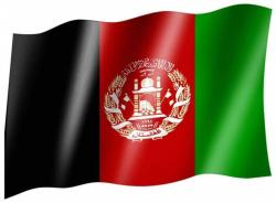 Fahne Afghanistan