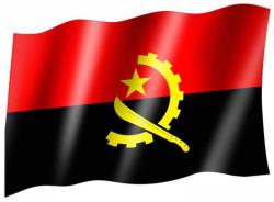 Fahne Angola