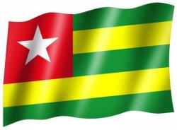 Fahne Togo