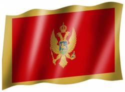 Fahne Montenegro