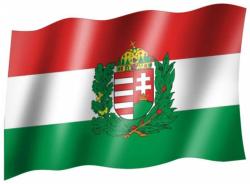 Fahne Ungarn Wappen