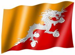 Fahne Bhutan