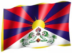 Fahne Tibet