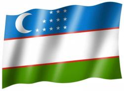 Fahne Usbekistan