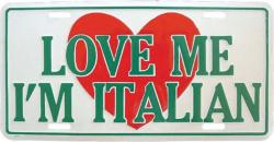 Blechschild I'm Italian