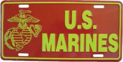 Blechschild US Marines