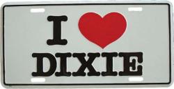 Blechschild I Love Dixie