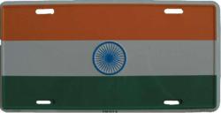 Blechschild Indien