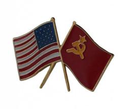 Sowjetunion USA Anstecker