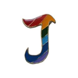 Anstecker Buchstabe J