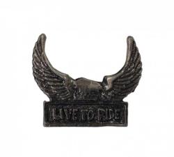 Anstecker Live to Ride Adler