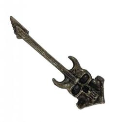 Anstecker Totenkopf Gitarre