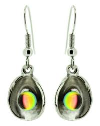 Colored Stone Drop Earrings