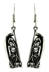 Grim Reaper Drop Earrings