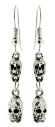 Drop Earrings Hanging Skulls