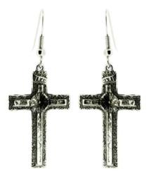 Cross Drop Earrings | 062