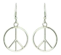 Drop Earrings Peace Emblem