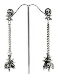Totenkopf Ohrstecker Stern