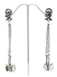 Totenkopf Ohrstecker Kreuz