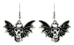 Ohrhänger Fliegender Totenkopf