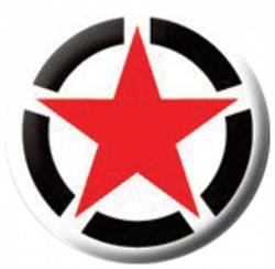 Star Circle Button Anstecker