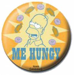 The Simpsons Homer Me Hungy Button Anstecker