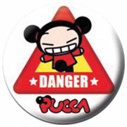 Pucca Danger Button Anstecker