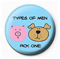 David & Goliath Types Of Men D&G Button Anstecker