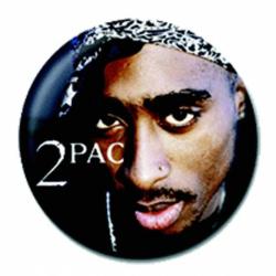 2Pac Face Button Anstecker