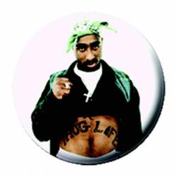 2Pac Thug Life Button Anstecker