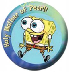 Spongebob Holy Mother Of Pearl Button Anstecker