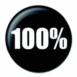 100% Button Anstecker