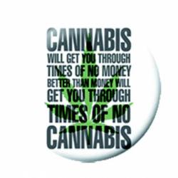 Cannabis Button Anstecker