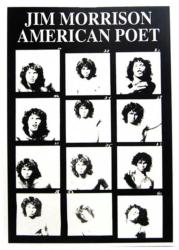 Jim Morrison Poet Postcard