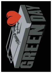 Green Day Mouse Trap Posterfahne
