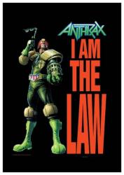 Anthrax I Am The Law Posterfahne