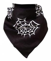 Bandana Head Wrap Scarf Spider Webs