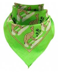 Bandana Scarf Camel Caravan In Green