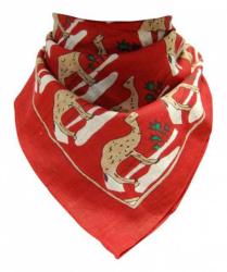 Bandana Scarf Camel Caravan In Red