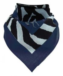 Bandana Head Wrap Scarf Dark Zebra Design
