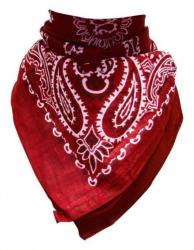 Bandana Scarf Paisley Wine Red