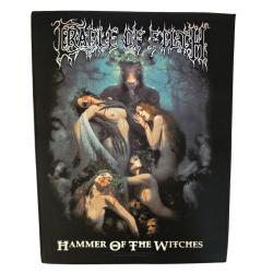 Cradle of Filth Hammer of the Witches back patch with band and album design
