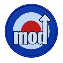 Runder Mod Target Aufnäher mit Pfeilmotiv
