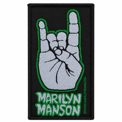 Marilyn Manson Skeleton Hand Patch zum Aufnähen