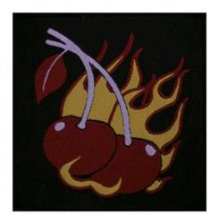 Patch Kirschen Aufnäher