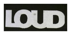 Loud Aufnäher Patch