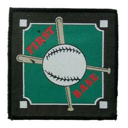 First Base Aufnäher Patch
