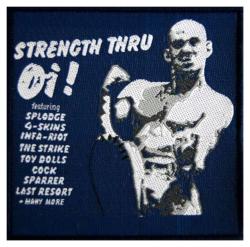 Strength Thru Oi! Aufnäher Patch