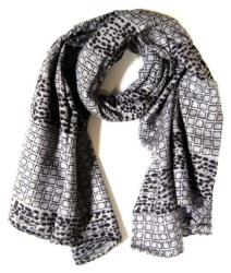 Bedrucktes Tuch Grau Vintage