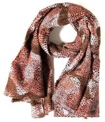 Bedrucktes Tuch Leopardenmuster Braun